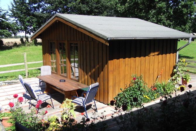 Ferienwohnung in Heringsdorf - Steenshof - Terrasse