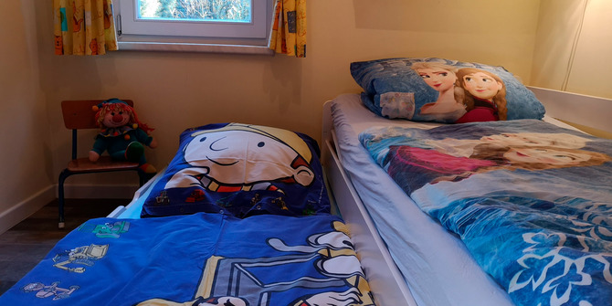 Ferienhaus in Putbus - M&auml;rchengarten H&auml;nsel und Gretel - Kinderzimmer mit Ausziehbett
