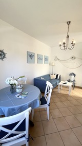 Ferienwohnung in Ostseebad Heringsdorf - Sonnenschein FeWo 1 - Wohnbereich