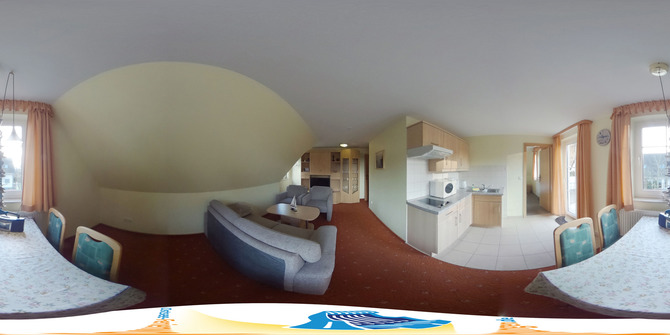 Ferienwohnung in Sellin - Haus Granitzblick - Pl&ouml;tz - 360 Grad Bild 3