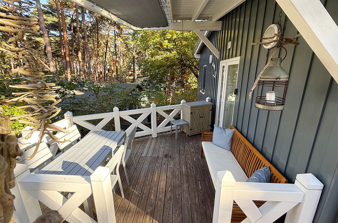 Bungalow in Göhren - Strandkiste Göhren - Terrasse