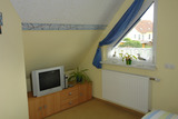 Ferienhaus in Ostseebad Heringsdorf - Kleines Möwennest - Schlafzimmer TV