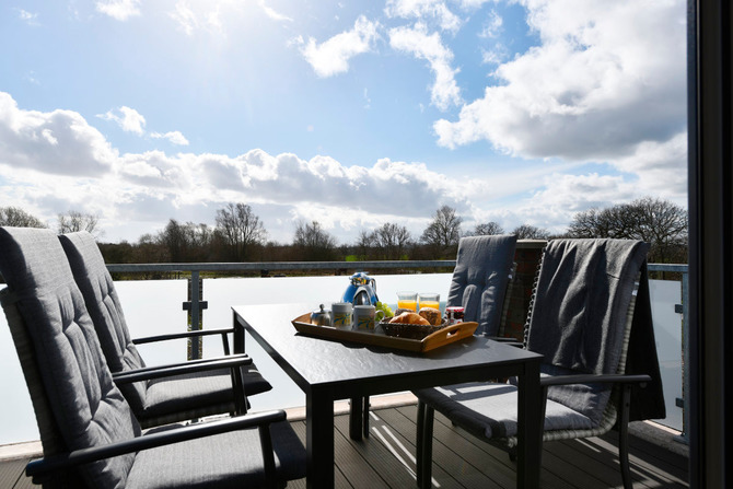 Ferienwohnung in Kellenhusen - Kirschgarten 17 - m&ouml;blierter S&uuml;d-Balkon