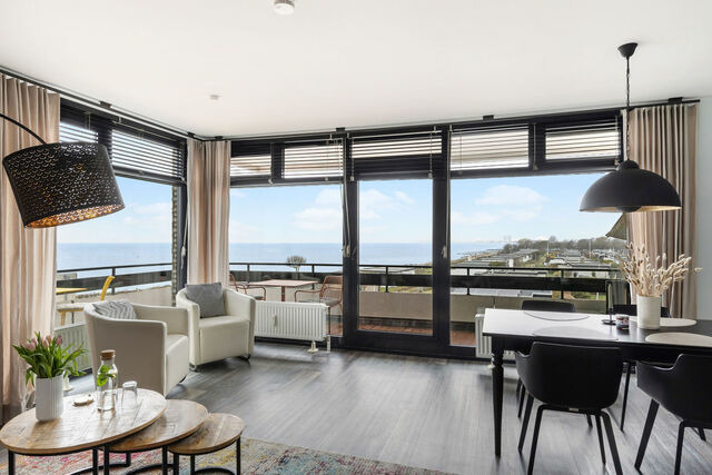 Ferienwohnung in Fehmarn OT Staberdorf - Sonnendeck mit Meerblick in Staberdorf - Bild 6