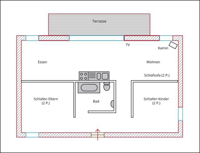 Ferienwohnung in Hagen - Hof Uhleck am K&ouml;nigsstuhl 3 - Bild 4