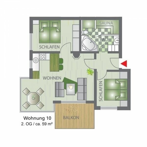Ferienwohnung in Großenbrode - Meerblick 10 - Großenbrode - Bild 21