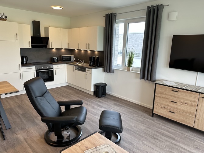 Ferienwohnung in Boltenhagen - Wei&szlig;e Villen Whg. 18 - K&uuml;chenzeile