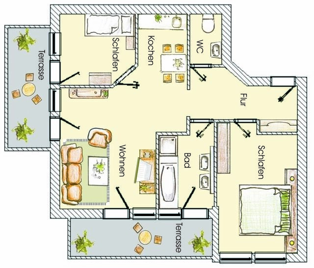 Ferienwohnung in Seebad Heringsdorf - (Brise) Neubauvilla Elbflorenz App. 06 - Bild 18