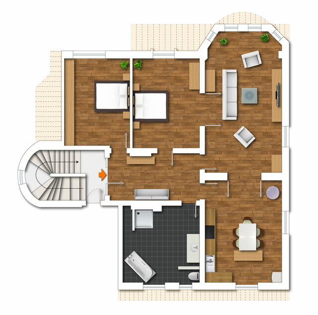 Ferienwohnung in Seebad Bansin - (Brise) Villa Noah App. 2 - Bild 16