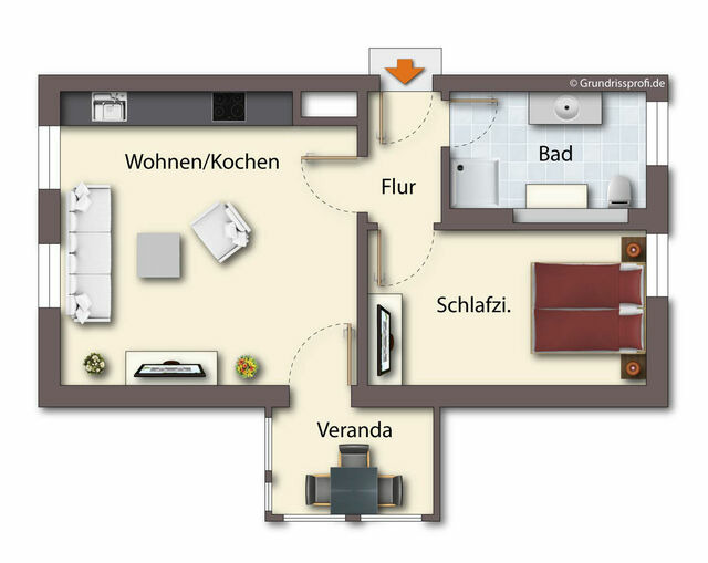 Ferienwohnung in Seebad Heringsdorf - (Brise) Villa Emmi App. 03 - Bild 13