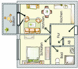 Ferienwohnung in Seebad Heringsdorf - (Brise) Dünenhaus Christa App. 11 - Bild 17