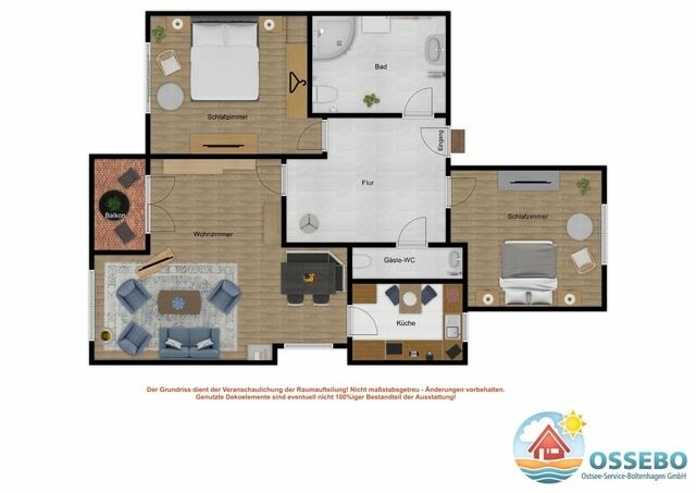 Ferienwohnung in Boltenhagen - S&uuml;nnslag Wohnung 007 - Bild 24